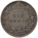 GREAT BRITAIN SIXPENCE 1897 VICTORIA 1837-1901 #MA 022951 - H. 6 Pence