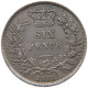 GREAT BRITAIN SIXPENCE 1872 DIE 53 VICTORIA 1837-1901 #MA 068290 - H. 6 Pence