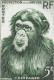 Delcampe - Aof France Faune Singe Chimpanzé Essais Non Dentelés Monkeys Apes Imperfs Proofs Essay Affen Geschnitten ** 1955 + 180 € - Chimpancés