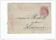 BELGIQUE - BRASSERIE -  Carte-Lettre 10 C  FRASNES LEZ BUISSENAL 1891 - Signé Gascon , Brasseur à HACQUEGNIES  -- 10/635 - Bier