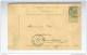 Entier 5 C Armoiries MOUSCRON 1904 Vers Notaire Ide à COURTRAI - Cachet En Relief Notaire Dusschaert   -- JJ491 - Briefkaarten 1871-1909