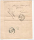 Document En FRANCHISE Administration Enregistrement MOORTZEELE 1887 Vers Notaire à GAND  --  MM467 - Franchise