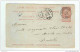 Entier 10 C  Fine Barbe QUIEVRAIN 1895 Vers Bruxelles - Boite Rurale C - Origine HENSIES  -- LL / 684 - Landelijks Post