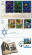 Delcampe - ISRAEL 2021 YEAR SET OF STAMPS & S/SHEETS FDC's SEE 7 SCANS - Covers & Documents