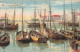 BELGIQUE - Blankenberghe - Les Bateaux De Pêche  - Colorisé - Carte Postale Ancienne - Blankenberge