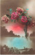 FÊTES - VŒUX - Joyeux Noel - Roses - Fantaisie - Colorisé - Carte Postale Ancienne - Andere & Zonder Classificatie