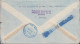 1945. SVERIGE. Interesting Registered LUFTPOST Cover (tears) To Bosten. USA With 5 ÖRE SVE... (Michel 283DD+) - JF444801 - Briefe U. Dokumente