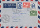 1949. SVERIGE. Fine Small LUFTPOST Cover To Bankok, Thailand With 5 öre LINGIADEN And Co... (Michel 351-353+) - JF444807 - Storia Postale