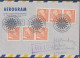 1951. SVERIGE. Fine AEROGRAM To Tokyo, Japan With 6 Ex 5 ÖRE GUSTAV V Cancelled FÖRSTA REGULJ... (Michel 332) - JF444814 - Brieven En Documenten