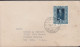 1953. LIECHTENSTEIN. 30 Rp Painting Leonhard Graf Zum Hag On Small Cover To USA Cancelled TRI... (Michel 314) - JF445090 - Briefe U. Dokumente