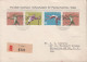 1956. LIECHTENSTEIN. SPORT. Complete Set With 4 Stamps On FDC VADUZ 21. VI. 56 Registered... (Michel 342-345) - JF445100 - Cartas & Documentos