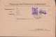 1947. LIECHTENSTEIN. 10 Rp Officials With Overprint REGIERUNGS DIENSTSACHE + 25 Rp TRIE... (Michel Dienst 21) - JF445117 - Dienstmarken