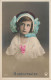 FÊTES - VŒUX - Anniversaire - Portrait D'une Petite Fille - Fantaisie - Colorisé - Carte Postale Ancienne - Anniversaire
