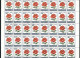 Delcampe - LOT BGCTO02 -  CHEAP  CTO  STAMPS  IN  SHEETS (for Packets Or Resale) - Kilowaar (min. 1000 Zegels)