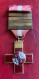 España Medalla Franco Cruz Distintivo Rojo 6 Barras Laton PG 179 - Autres & Non Classés