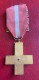 España Medalla Franco Cruz Distintivo Rojo 6 Barras Laton PG 179 - Otros & Sin Clasificación