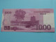 1000 Won 2008 (1948-2018) > N° 0000000 ( For Grade, Please See Photo ) UNC > North Korea ! - Korea, North