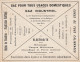 N° 111 Sur Enveloppe Publiciaire GAZ Et ELECTRICITE Compagnie Du Gaz De Lyon - 1900-29 Blanc