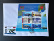 Maldives 2012 Mi. 4837 - 4842 FDC Plastic Block Diplomatic Relations China Chine Tortue Turtle Poisson Fish Boat Bateau - Sellos