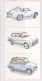 TRADE CARDS, CHOCOLATE, JACQUES, CARS OF 1962, 3X - Jacques