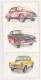 TRADE CARDS, CHOCOLATE, JACQUES, CARS OF 1962, 3X - Jacques