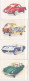 TRADE CARDS, CHOCOLATE, JACQUES, CARS OF 1962, 4X - Jacques