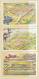 TRADE CARDS, CHOCOLATE, JACQUES, CARS OF 1962 CAR FACTORIES PANORAMAS, PLANE, HELICOPTER, 3X - Jacques