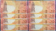 MACAU, MACAO - 2010 BANCO NACIONAL ULTRAMARINO 10 PATACAS UNC WITH "BD" PREFIX X 8 SHEETS WITH NICE NUMBERS - Macau