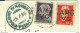 TRIESTE AMG-VG,IMPERIALE £.1+2 -1946-POSTE TRIESTE-BAGNO DI ROMAGNA(FORLI)- S.S. PIO XII°,IN PREGHIERA,B/N - Marcophilia