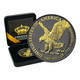 USA 1 Dollar 2021 Eagle Silver Coin 1 Oz Black Empire Ruthenium 24kt Gold 03092 - Otros & Sin Clasificación