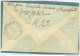 PM 23,GRECIA,  LETTERA Cent. 50+50, VIA AEREA  PER  MELISSANO , 1943, FIGURA AEREO PUNTEGGIATA,VALORI GEMELLI - Islas Jónicas