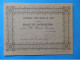 BILLET SATISFACTION MADAGASCAR 1939 TANANARIVE PENSIONNAT ST JOSEPH DE CLUNY FARAVOHITRA - Diplômes & Bulletins Scolaires