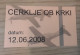 Aiport Cerklje Ob Krki Food Coupon Bon Voucher Slovenia 2008 UNC - Slovenië