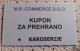 MR Commerce  Karoserije Food Coupon Bon Voucher Slovenia UNC - Slovenia