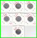 GERMANY - ALEMANIA DEUTFCHES REICH SERIE DE 7 MONEDAS DE 0.50 REICHSPFENNIG AÑO 1940 – KM 96 ( SERIE COMPLETA 7 CECAS ) - 50 Reichspfennig