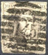 [O SUP] N° 6, Quasi Margé - Obl Concours Rare 'P145 8b Vertryck, Coba +75 € - 1851-1857 Medallions (6/8)