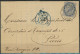[Document SUP] N° 40 Seul Sur LAC De Chatelet Le 28 Janv 1885 Vers Paris. Rare Et Superbe - 1883 Léopold II