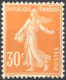 [** SUP] N° 141a, 30c Jaune Foncé TB Nuance - Cote: 58€ - 1903-60 Sower - Ligned