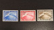 German Empire 1931 - Zeppelin Stamps With Polar Flight Overprint - Luchtpost & Zeppelin