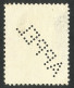 Rare ROMANIA Perfin Perforé ,, APPEL '' 1897-Catalog Of Romanian Perfins Laszlo Eros  B RARE ( 6-20 Examples Reported ) - Oblitérés