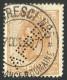 Rare ROMANIA Perfin Perforé ,, APPEL '' 1897-Catalog Of Romanian Perfins Laszlo Eros  B RARE ( 6-20 Examples Reported ) - Oblitérés
