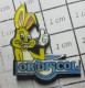 515A Pin's Pins / Beau Et Rare / INFORMATIQUE / LAPIN JAUNE ORDISCOL ORDINATEUR SCOLAIRE - Informatique