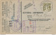 586/30 - Carte Caisse D' Epargne TP Cérès BRUGGE 1935 - Verso Cachet MEETKERKE Gemeentebestuur - 1932 Ceres En Mercurius