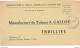458/30 - Belgique TABAC - Bon De Commande En P.P. Destinataire STAVELOT 1951 Vers Les Tabacs Gallot à THUILLIES - Tobacco