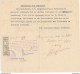 291/29 - Facture Pays-Bas 1923 Avec Timbre Fiscal Belge - Cachet Du Consulat Belge à AMSTERDAM - Documentos