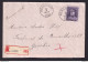 DDY 890 -- Courrier RECOMMANDE - Enveloppe TP Képi BEAUMONT 1937 Vers GOSSELIES - Origine THIRIMONT - 1931-1934 Kepi