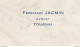 DDY 842 -- Courrier RECOMMANDE - Enveloppe TP Montenez + Houyoux TOURNAI 2 Vers BXL 1923 - Verso Fernand Jacmin , Avocat - 1921-1925 Petit Montenez