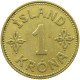 ICELAND KRONA 1940  #MA 064705 - Islande