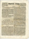 DISINFETTATA PER CONTATTO Augsburg Allgemeine Zeitung 316 V 12. November 1850 Desinfektionsstempel - Historische Documenten