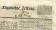 DISINFETTATA PER CONTATTO Augsburg Allgemeine Zeitung 248 V 5 Septembre 1849 Desinfektionsstempel - Documents Historiques